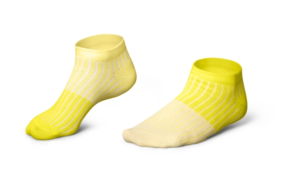 Alzheimer Socks - Verloren aan Alzheimer (Geel)