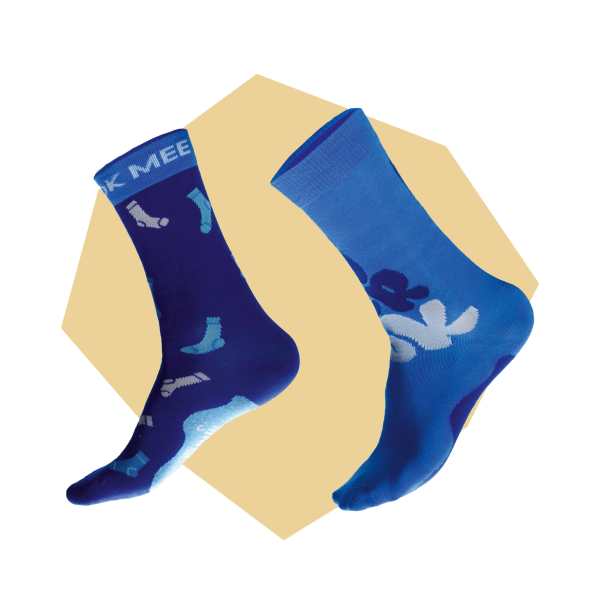 Alzheimer Socks 2025 – Sok je mee (Blauw)