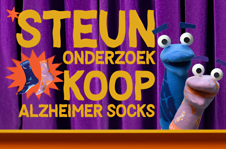 koop alzheimer socks en steun onderzoek
